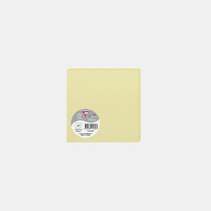 Carte 135x135 velin 210g jaune canari Pollen