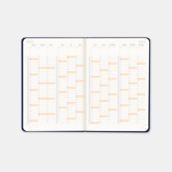 Rhodia 2024 A6 Nachtblauer Terminplaner