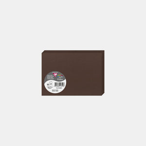 Pre-folded card 110x210 vellum 210g cocoa Pollen