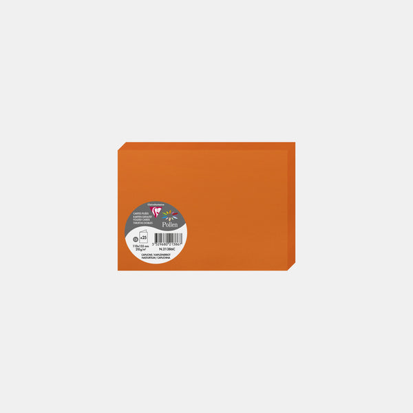 Pre-folded card 110x210 vellum 210g nasturtium Pollen