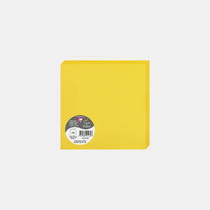 Carte pré pliée 160x320 velin 210g jaune soleil Pollen