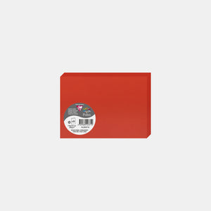 Pre-folded card 110x210 vellum 210g coral red Pollen