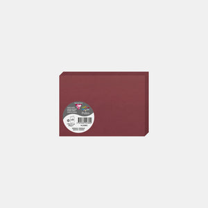 Pre-folded card 110x210 vellum 210g burgundy Pollen