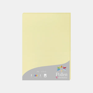 Feuille A4 velin 210g jaune canari Pollen