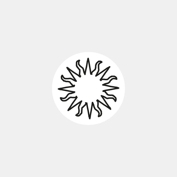 Sun symbol tablet