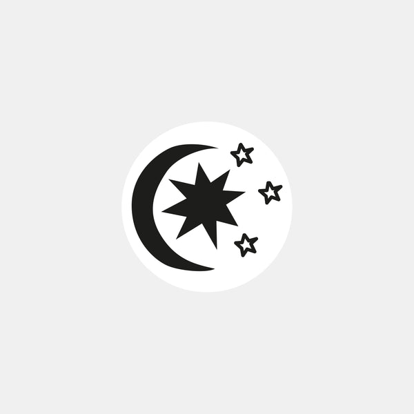 Moon symbol pastille