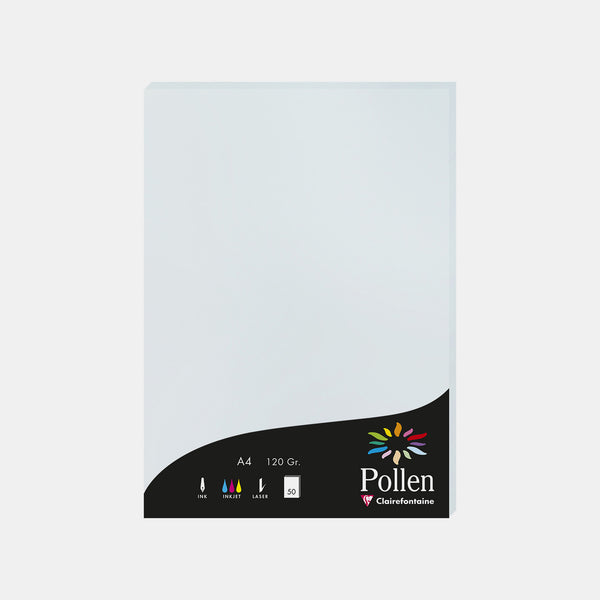 Feuille A4 velin 120g bleu ciel Pollen