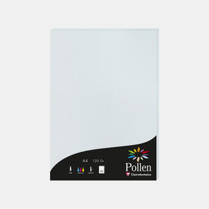 Feuille A4 velin 120g bleu ciel Pollen