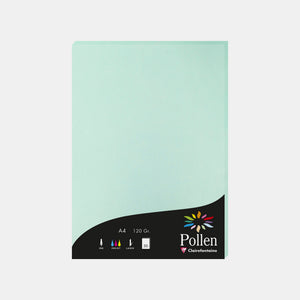 Feuille A4 velin 120g vert jade Pollen