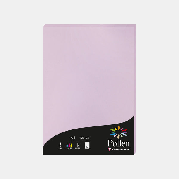 A4-Pergamentblatt, 120 g, lila Pollen