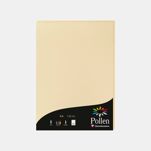 Feuille A4 velin 120g chamois Pollen