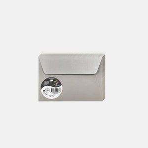 Envelope 114x162 iridescent 120g silver Pollen