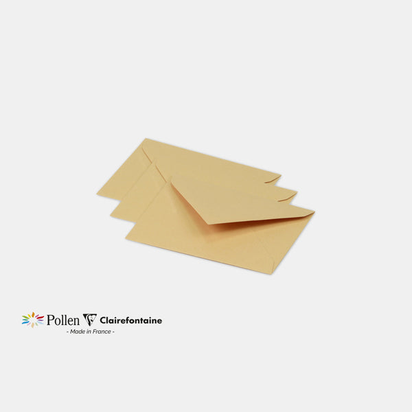 Enveloppe 75x100 velin 120g caramel Pollen