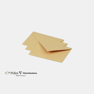 Enveloppe 75x100 velin 120g caramel Pollen