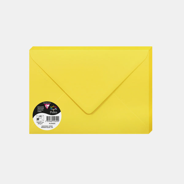 Envelope 162x229 vellum 120g sunny yellow Pollen
