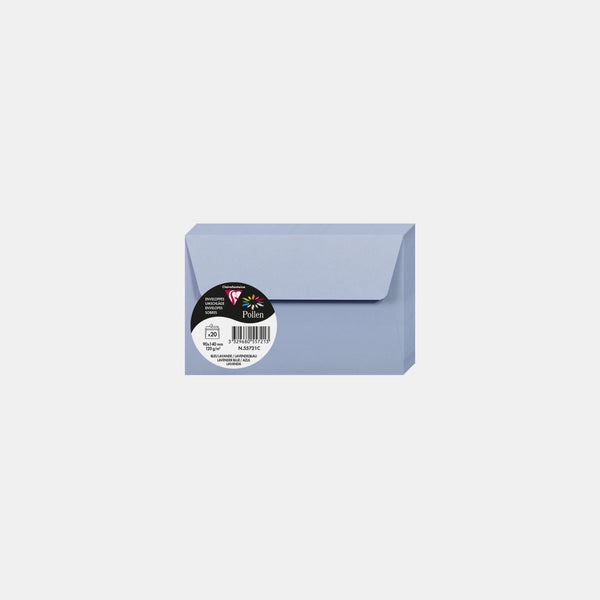 Envelope 90x140 vellum 120g lavender blue Pollen