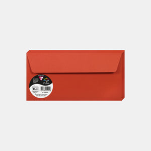 Envelope 110x220 vellum 120g coral red Pollen