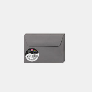 Enveloppe 114x162 velin 120g gris acier Pollen
