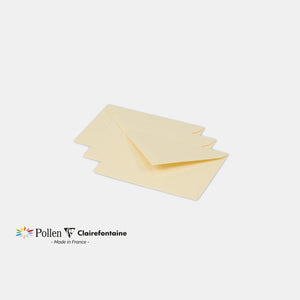Enveloppe 75x100 velin 120g chamois Pollen