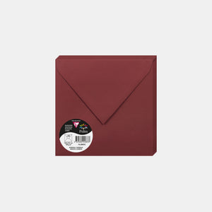Envelope 165x165 vellum 120g burgundy Pollen