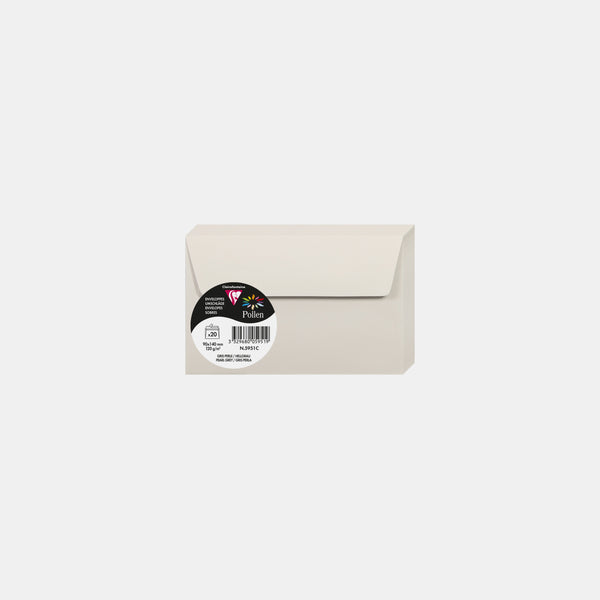 Envelope 90x140 vellum 120g pearl gray Pollen