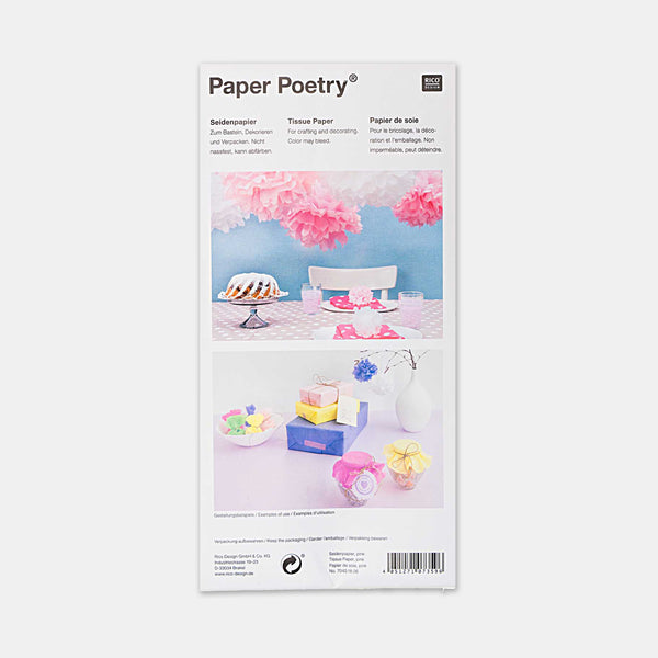 5 feuilles de papier de soie noir