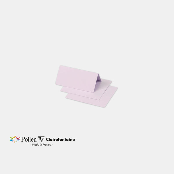 Marque place 85x80 velin 210g lilas Pollen