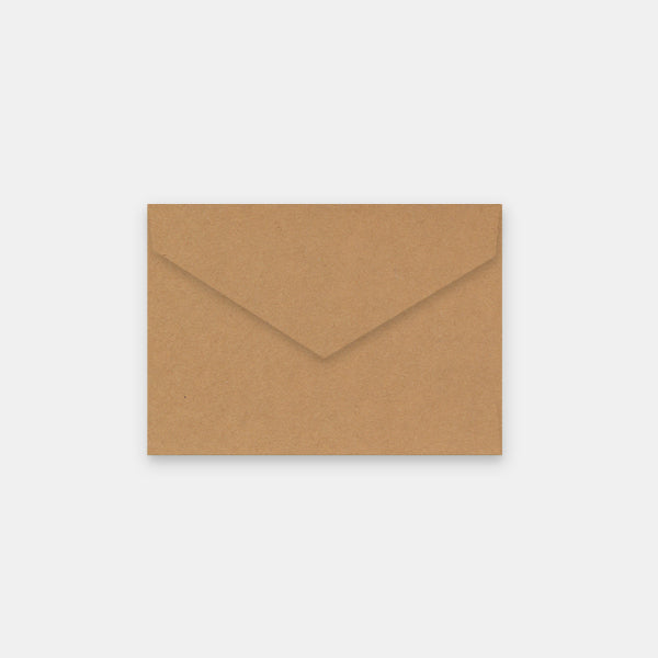 Envelope 90x140 mm kraft material