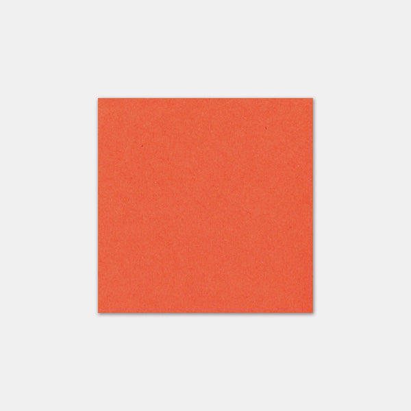 Carte 90x90mm kraft terracotta