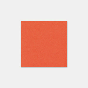 Carte 90x90mm kraft terracotta