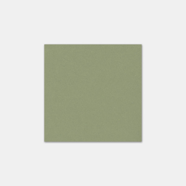 Card 90x90mm olive kraft