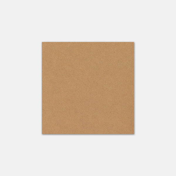 Karte 90x90mm Kraftmaterial