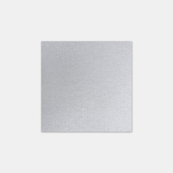 Card 90x90mm metallic silver