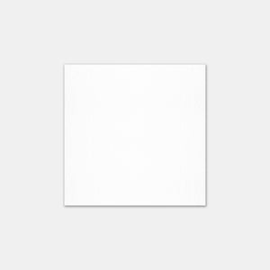 Carte 90x90mm naturel blanc