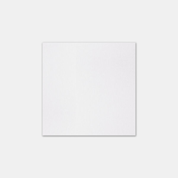 Karte 90x90mm naturweiß gerippt