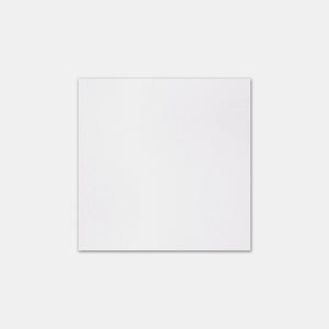 Card 90x90mm natural white laid