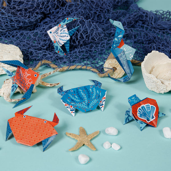 Origami kit - Marine animal decor - 60 sheets 3 sizes
