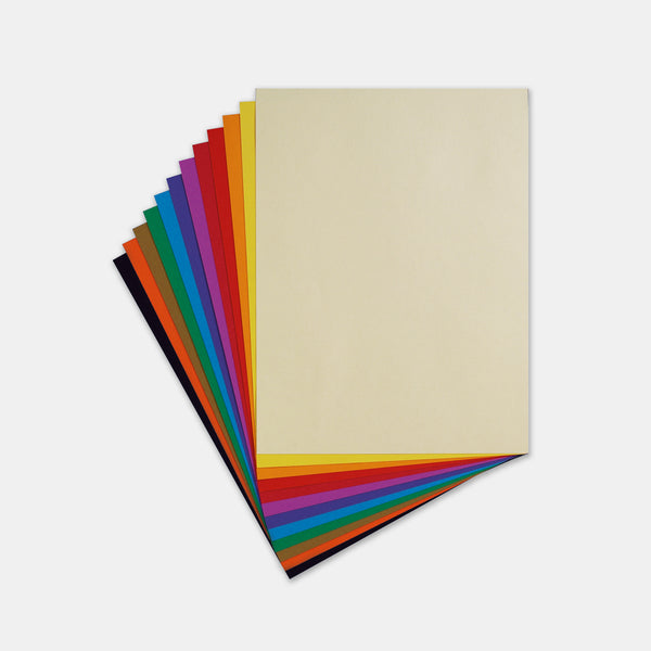 Bright colored drawing paper pouch 160g - 24x32