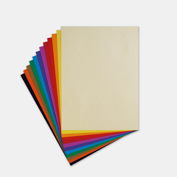 Pochette papier pour dessin couleur vives 160g - A4