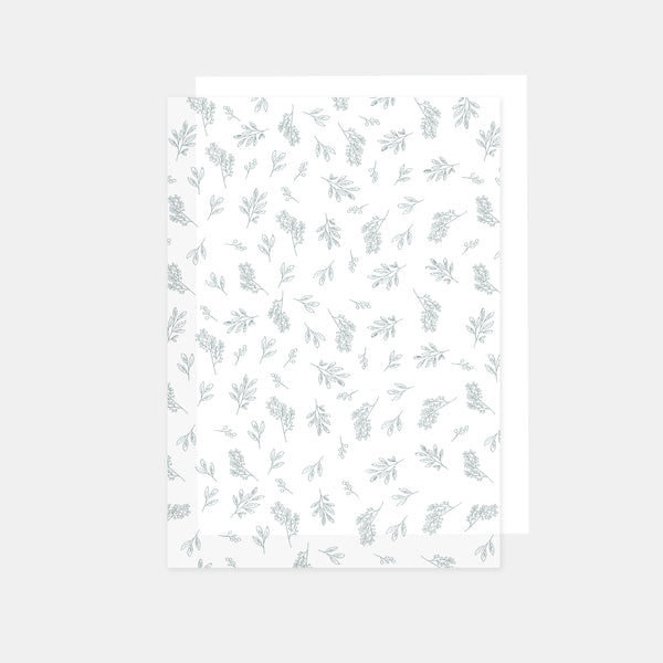A4-Blatt, bedrucktes Transparentpapier, 90 g Zweig