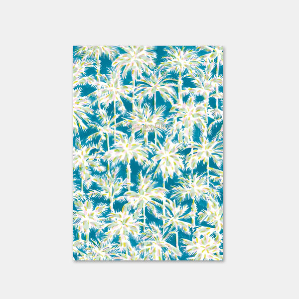 A5-Notizbuch mit Palmen