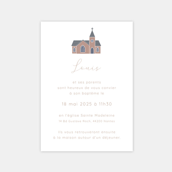 Taufanzeige meiner schönen Kirche