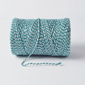 Bakers twine original petrol blue - 20 meter spool