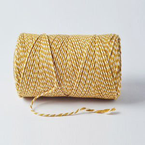 Bakers twine original mustard yellow - 20 meter spool