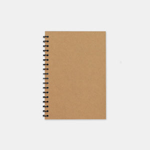 Carnet recycle kraft 105x155 pages unies