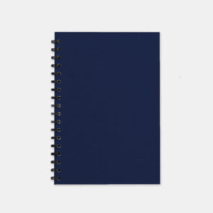 Carnet recycle marine 148x210 pages unies