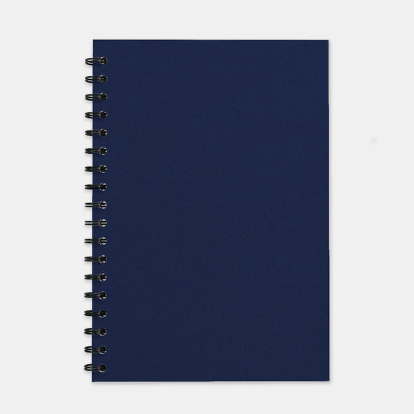 Marine-Recycling-Notizbuch, 180 x 250 einfache Seiten