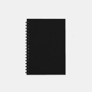 Carnet recycle noir 105x155 pages lignées