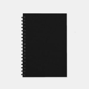 Carnet recycle noir 148x210 pages unies