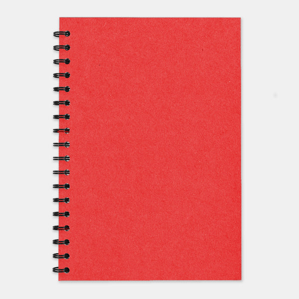 Cahier recycle rouge 210x297 pages lignées